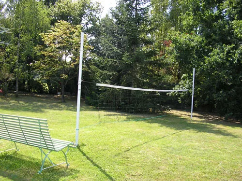 Terrain de volley dans le parc